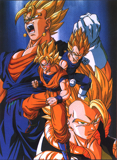 Goku y Vegeta encabronados...